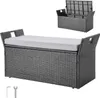 VEVOR Banc de jardin avec espace de rangement 180 kg, banc Voir les images du produit 1