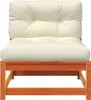 vidaXL Gartensofa ohne Armlehnen mit Kissen und Hocker Produktbild-Vorschau 7
