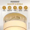 MONZANA® Plafonnier moderne 40W rond 30 cm 1 flamme E27 Voir les images du produit 4
