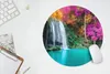 MuchoWow® Mauspad Mousepad Wasserfall - Bäume - Rosa - Produktbild-Vorschau 5