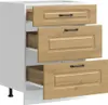 vidaXL Base per cucina Kalmar Artisan in legno di rovere Anteprima dell’immagine prodotto 5