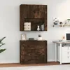 The Living Store Highboard Räuchereiche Holzwerkstoff Produktbild-Vorschau 3