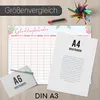 Geburtstagskalender mit Flamingo Motiv I DIN A3 I Produktbild-Vorschau 5