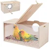 Vogelhäuser,Holz Vogelhaus, Vogelnest Brutkasten mit Produktbild-Vorschau 1