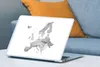 MuchoWow® Laptop Aufkleber Sticker Cover Europa-Karte in Produktbild-Vorschau 4