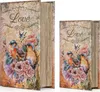 Couvertures de livres avec fleurs et oiseaux - Boîtes à Voir les images du produit 6