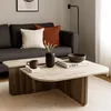 Couchtisch Luxe Beige Travertin Optik Braun 90x90 cm Produktbild-Vorschau 3