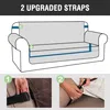 Sofabezug Dicke Samt Sessel Stretch rutschfeste Sofa Produktbild-Vorschau 7