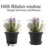 BigDean 20 Stück Blumentopf Untersetzer Ø 33 cm in Produktbild-Vorschau 6
