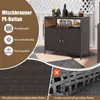 KOMFOTTEU Gartenschrank aus Rattan, Aufbewahrungsschrank Produktbild-Vorschau 3