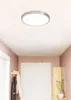 A hallway with a ceiling light fixture, a door, and a coat rack. Voir les images du produit