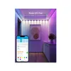 A room with ambient lighting from LED strips, controlled by a smartphone app. Anteprima dell’immagine prodotto