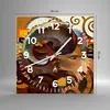 Wanduhr - Quadrat - Glasuhr - Tier Abstraktion - 30x30cm - Produktbild-Vorschau 3