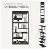 tectake® Standregal Venda inklusive Kippschutz, 85 x 35 x Produktbild-Vorschau 3