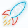 Forever Light Neon PLEXI LED ROCKET multicolor NNE18, Produktbild-Vorschau 13
