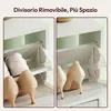 CASABEL Scarpiera 24 paia, Consolle Compatta, Bianco Anteprima dell’immagine prodotto 6