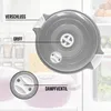 2 tlg. Mikrowellengeschirr Set Grau Mikrowellenschüssel mit Produktbild-Vorschau 2