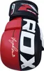 A single red and black MMA sparring glove. Voir les images du produit