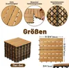 Izrielar 10 m² Piastrelle per terrazza in legno di acacia Anteprima dell’immagine prodotto 2