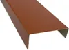 A close-up studio shot of a brown metal U-profile. Produktbild-Vorschau