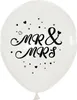Oblique Unique 10 Luftballons Mr & Mrs für Hochzeit Feier Produktbild-Vorschau 3