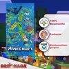 Asciugamano da bagno Minecraft Slurp 75x150 cm Asciugamano Anteprima dell’immagine prodotto 2