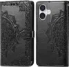 imoshion Custodia a libro Mandala per iPhone 16 - Nero Anteprima dell’immagine prodotto 1