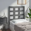 vidaXL Kopfteil Grau 80,5x4x100 cm Massivholz Kiefer Produktbild-Vorschau 2