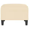 vidaXL Tabouret de pied Crème 70x55x41 cm Tissu Voir les images du produit 4