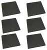 Set di 6 piatti da portata in ardesia 20 x 20 cm Anteprima dell’immagine prodotto 1