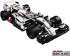 A white and black Lego-style racing car on a white background. Náhľad obrázku produktu