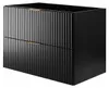 Rodan Waschbeckenunterschrank 140cm - Hängend - Geriffelt Produktbild-Vorschau 3