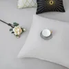Pościel Satynowa Queen Premium 160x200 Szara z Bizą - Podgląd zdjęcia produktu 7