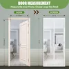 Magnetická síť proti hmyzu na dveře, bílá, 85 x 195 cm Náhled obrázku produktu 4