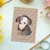 Mr. & Mrs. Panda Postkarte Hund Entspannen - Hundeglück - Produktbild-Vorschau 2