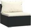 vidaXL 9-tlg. Garten-Lounge-Set mit Kissen Poly Rattan Produktbild-Vorschau 3