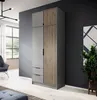MINIO Extension d'armoire NELLY 2D Artisan chêne / noir Voir les images du produit 2