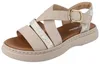RIEKER V3063-62 Damen Sandalette beige Kunstleder - Größe: Produktbild-Vorschau 1