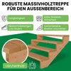 Terrassentreppe aus Lärche Treppe Stufen Wangentreppe Produktbild-Vorschau 2
