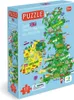 Puzzle Mapa Veľkej Británie a Severného Írska 100 dielikov Náhľad obrázku produktu 1