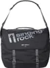 Schwarze Seiltasche "Rockstar 28" von Singing Rock mit verstellbarem Schultergurt und grauem Logo. Anteprima dell’immagine prodotto