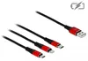 Delock 3 in 1 - Kabel nur zum Laden - USB männlich zu Produktbild-Vorschau 3