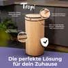 Tropi® Bambus Müllsackständer für Gelbe Säcke – 80L Gelber Produktbild-Vorschau 5