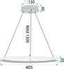 Lampe Suspendue Toolight Lhj011-Cp Black 40Cm Voir les images du produit 7