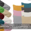 wometo 2er Set Kissenbezüge Strick 45x45 weiß - Produktbild-Vorschau 6