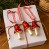 Décorations de Noël en verre Champignon Set de 4 boules de Voir les images du produit 6