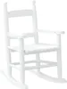 A white wooden rocking chair for children is shown against a white background. Náhľad obrázku produktu