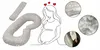 Coussin de grossesse en C pour dormir et allaiter avec Voir les images du produit 3