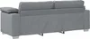 ZMH 3-Sitzer Sofa 219*77*82cm Stoff mit Kissen Hellgrau Produktbild-Vorschau 5