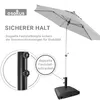 osoltus Schirmständer 50x50cm auf Rollen befüllbar 24kg Produktbild-Vorschau 2